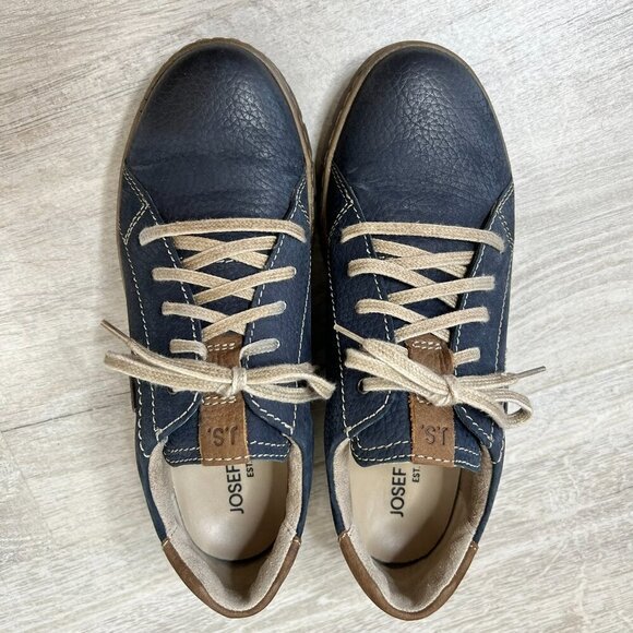 Josef Seibel Shoes Womens Size 9 - 9.5 Steffi 62 Waterproof Leather Oxford - Picture 3 of 15